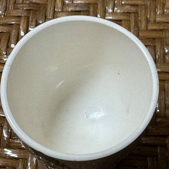 Vintage Hand-Painted Ceramic Egg Cup With Rooster & Floral Design Made In Japan - Picture 5 of 8